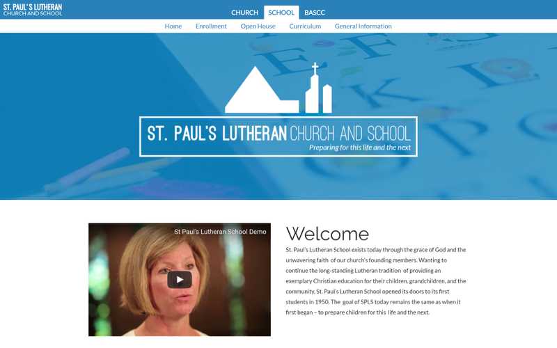 St. Paul's Lutheran Church and School desktop screenshot