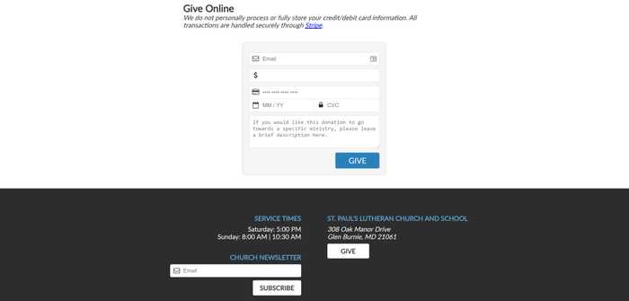 Giving and Subscribing feature screenshot