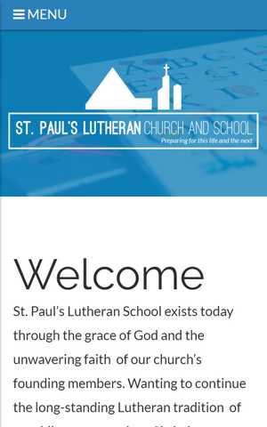 St. Paul's Lutheran Church and School mobile screenshot